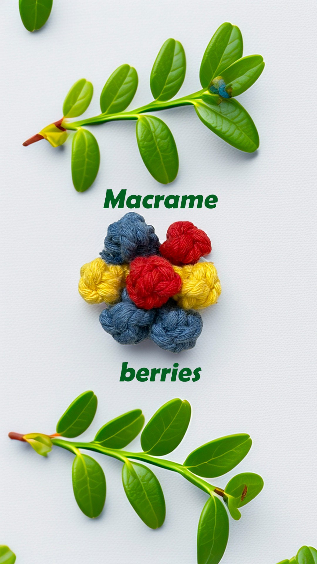 Makramee marja / Macrame berry